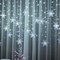 Plastic LED Snowflake String Lights for Christmas Hanging Decor
